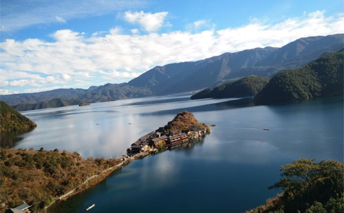 泸沽湖里格半岛
